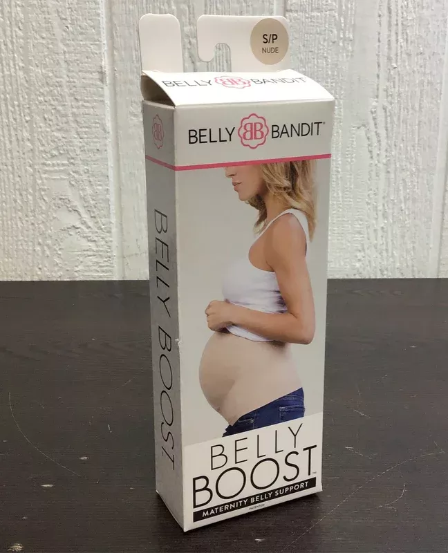 Belly Bandit Belly Boost Pregnancy Support Wrap, S (4-6), Nude