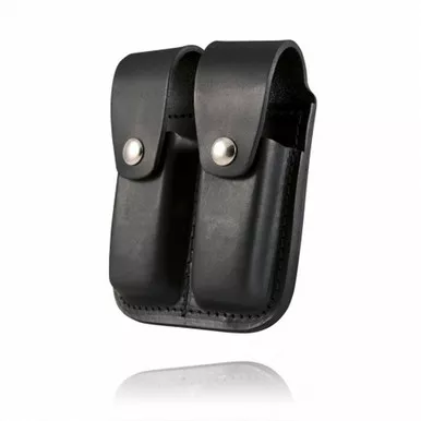 Boston Leather Model 5602 Double Magazine Holder for .45 Caliber Mags