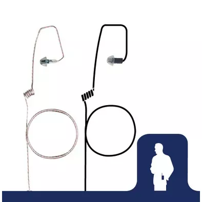 Earphone Connection Whisper Covert Listen Only Earpiece