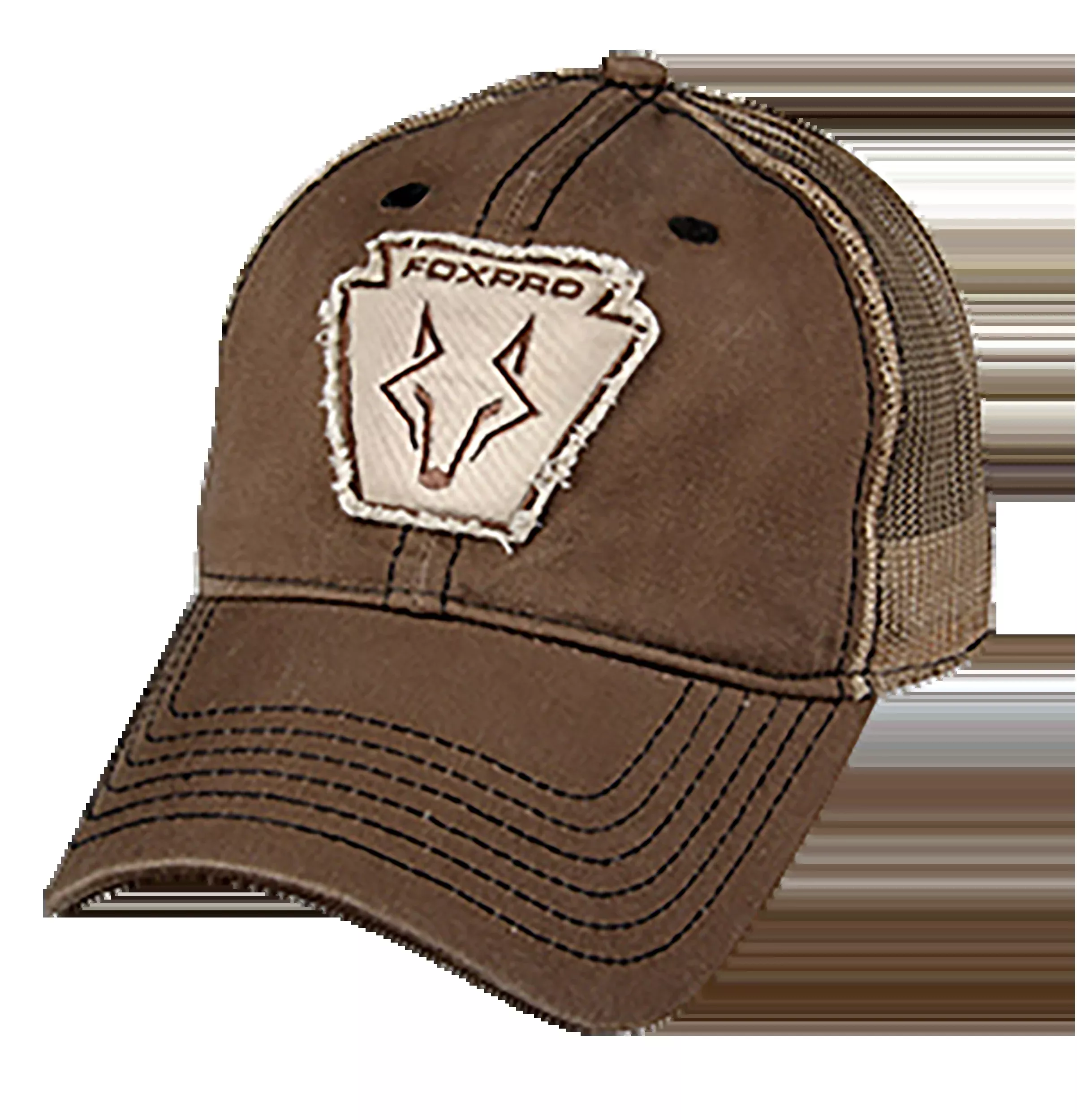 Foxpro Keystone Hat Brown Cotton/Mesh Unstructured OSFA