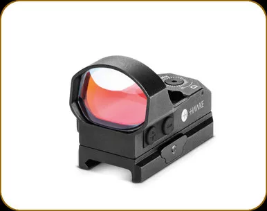 Hawke Optics - Reflex Red Dot Sight - 1x34mm - 'Wide View' - Weaver Rail - Micro Reflex Dot 3 MOA - 12 144