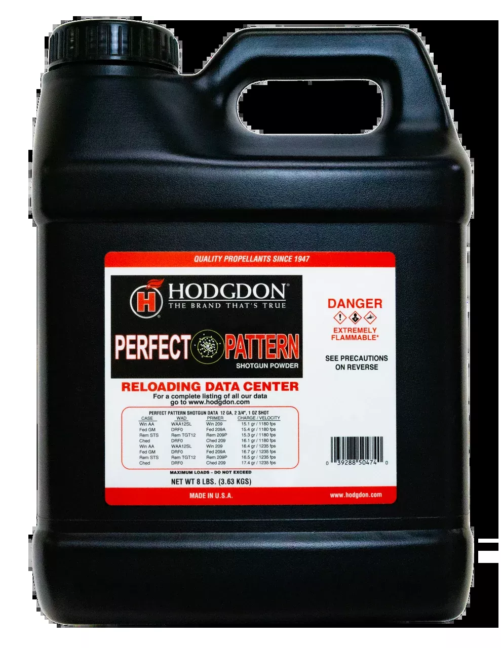Hodgdon Perfect Pattern 12 Gauge 8 lb Smokeless Shotshell Powder