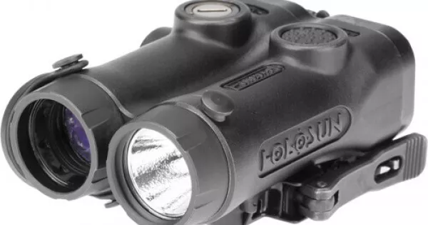 HOLOSUN CO-ALIGNED GREEN LASER IR 600 LUMEN TITANIUM BODY