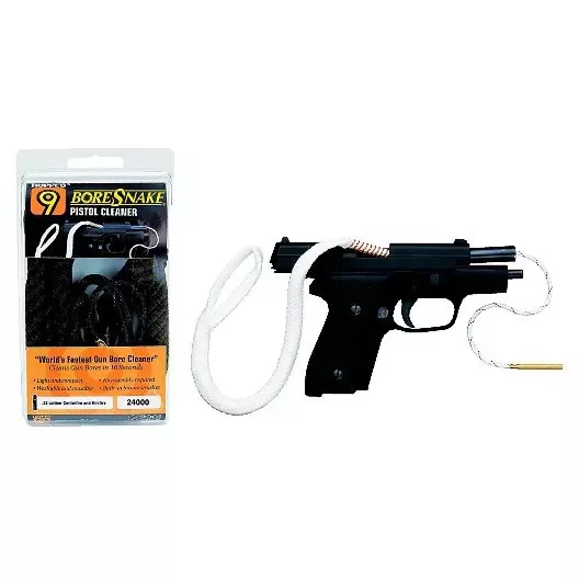 Hoppes 24001 30/32 Caliber Quick Cleaning Boresnake w/Brass Weight