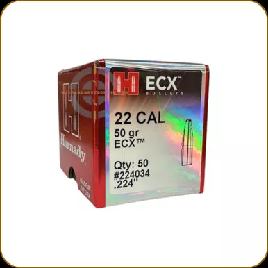 Hornady - 22 Cal - 50 Gr - ECX - 50ct - 224034