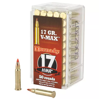 Hornady Varmint Express, 17HMR, 17gr, V-Max, 50rd Box 83170