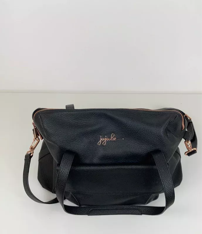 JuJuBe Wherever Weekender Bag, Noir Rose Gold