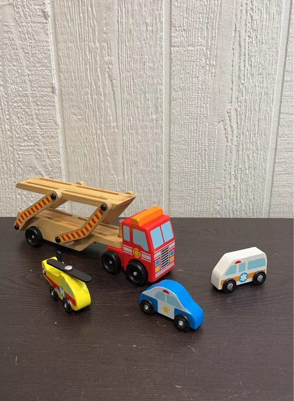 Melissa & Doug Emergency Vehicle Carrier
