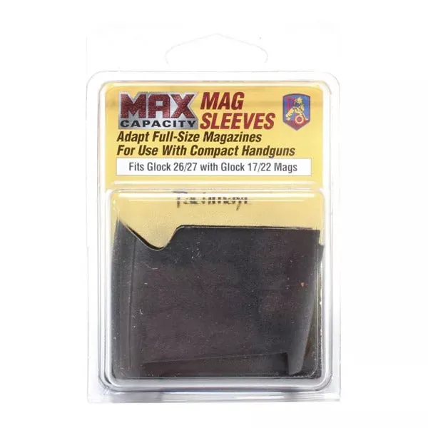 Pachmayr Mag Sleeve Magazine Adapter Glock 26 17 Round,21 Round
