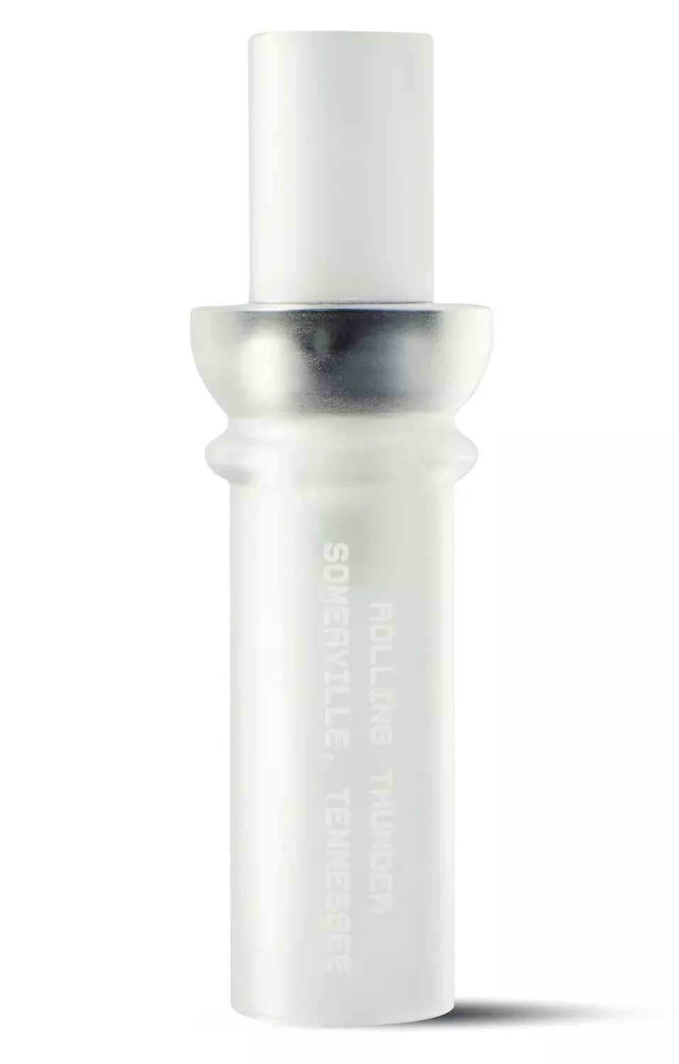 Rolling Thunder DC212CF Two Stroke Cutdown Duck Call – Double Reed, Frost Acrylic
