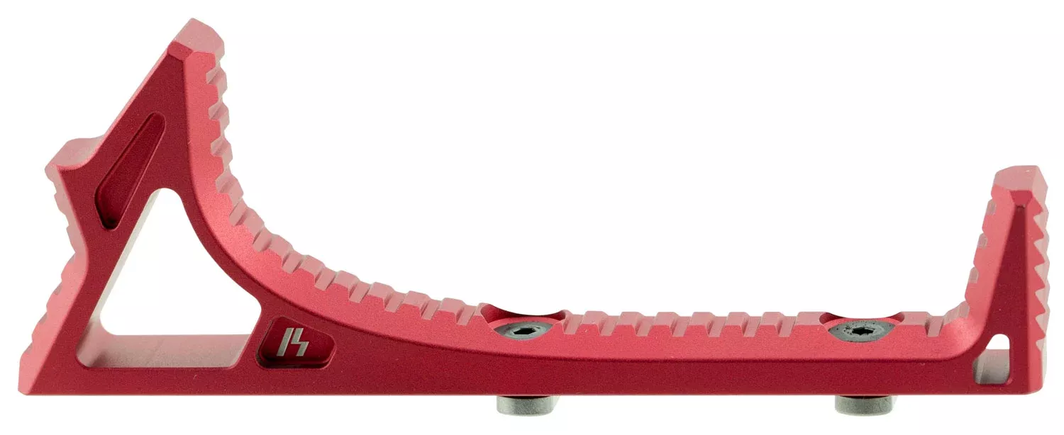 Strike Industries Red Aluminum Link Curved ForeGrip for AR Platform