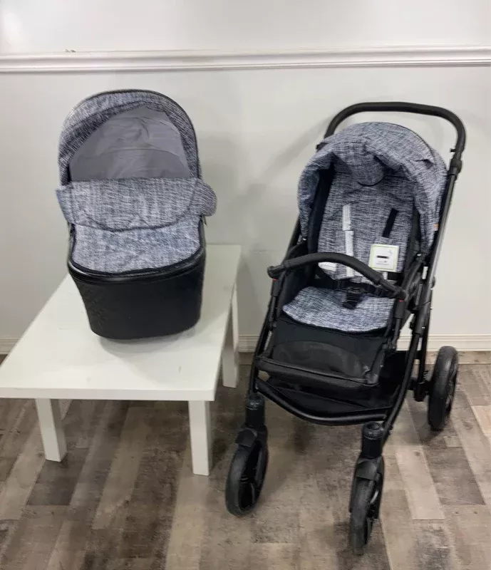 Venicci Gusto 2 in 1 Travel System, 2018, Fashion Black