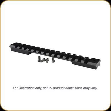 Warne - Mountain Tech - Tactical Rail - Savage SA - Zero MOA - Tapered 6-48 Screws - 7666M