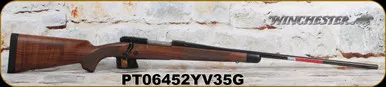 Winchester - 7mmRemMag - Model 70 Super Grade - Bolt Action Rifle - Grade IV/V walnut, ebony forearm tip/Polished Blued, 26"Free-Floated Barrel, jeweled bolt body, 3 Rounds,Mfg# 535203230, S/N PT06452YV35G